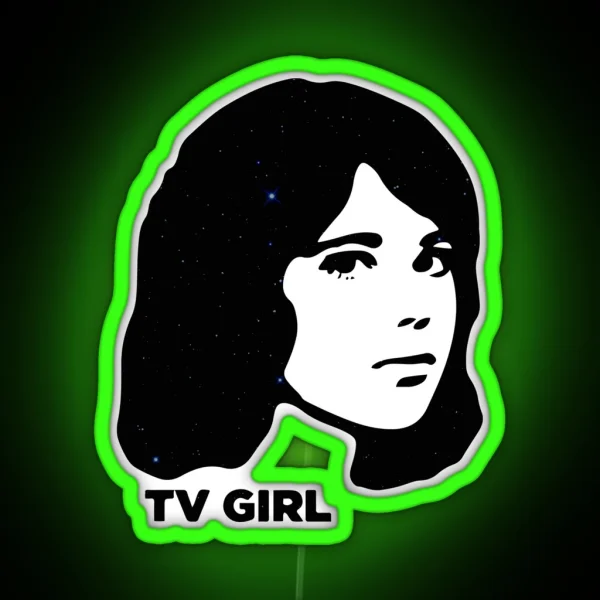 TV Girl Galaxy Dream Girl Logo RGB Neon Sign