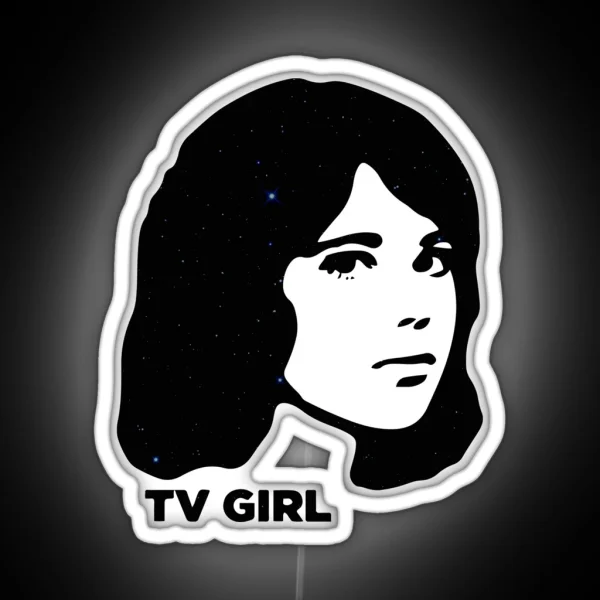 TV Girl Galaxy Dream Girl Logo RGB Neon Sign