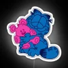 Whimsical Home Decor Neon Sign: Garfield TV Girl Album Parody Memento