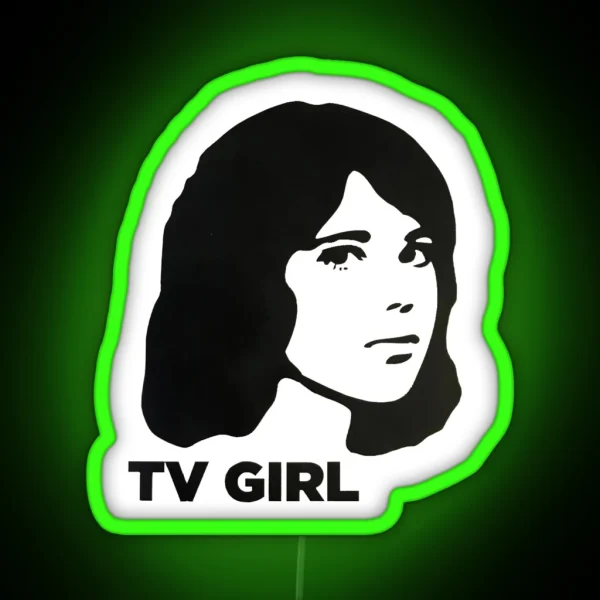 TV GIRL RGB Neon Sign
