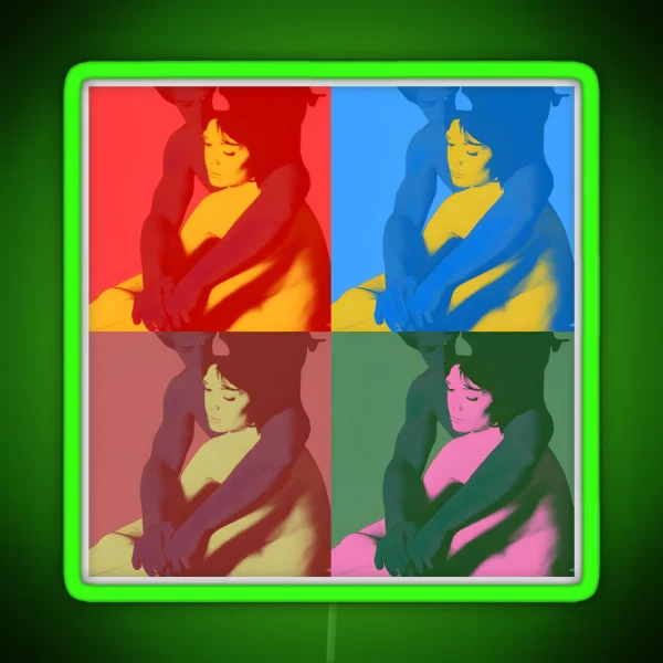 Tv Girl Who Really Cares Not Allowed Pop Design RGB Neon Sign