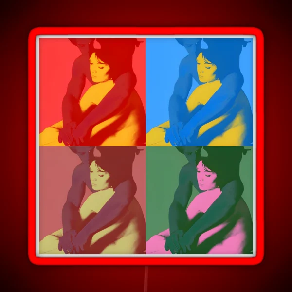 Tv Girl Who Really Cares Not Allowed Pop Design RGB Neon Sign