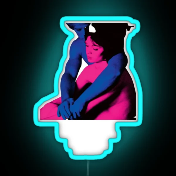 Tv Girl Who Really Cares Not Allowed RGB Neon Sign