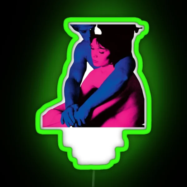 Tv Girl Who Really Cares Not Allowed RGB Neon Sign