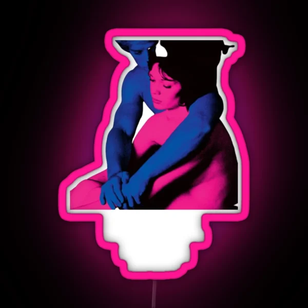 Tv Girl Who Really Cares Not Allowed RGB Neon Sign