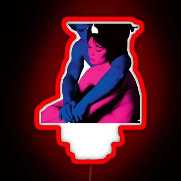 Tv Girl Who Really Cares Not Allowed RGB Neon Sign