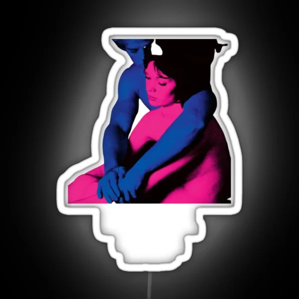 Tv Girl Who Really Cares Not Allowed RGB Neon Sign
