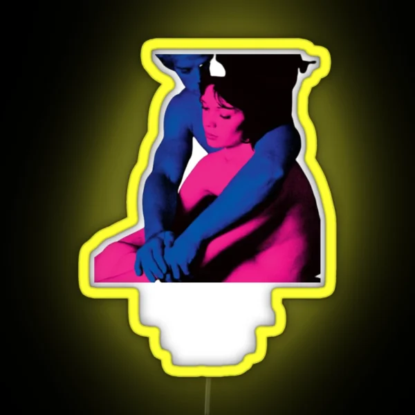 Tv Girl Who Really Cares Not Allowed RGB Neon Sign