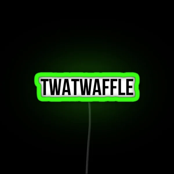 Twatwaffle RGB Neon Sign