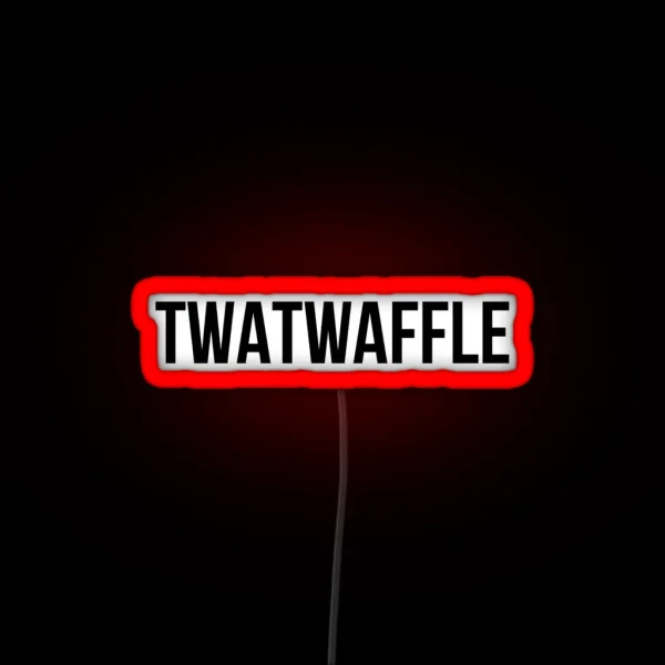 Twatwaffle RGB Neon Sign
