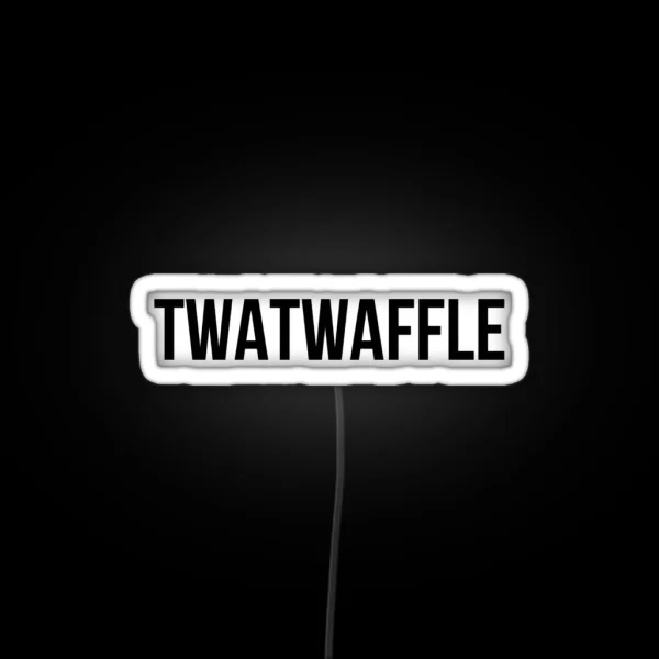Twatwaffle RGB Neon Sign