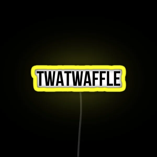 Twatwaffle RGB Neon Sign
