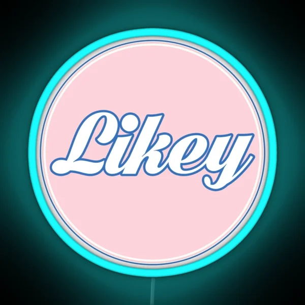 Twice Likey RGB Neon Sign