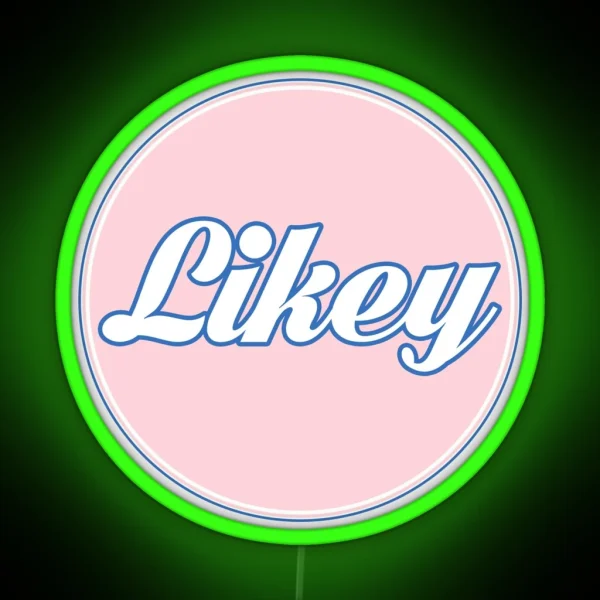 Twice Likey RGB Neon Sign