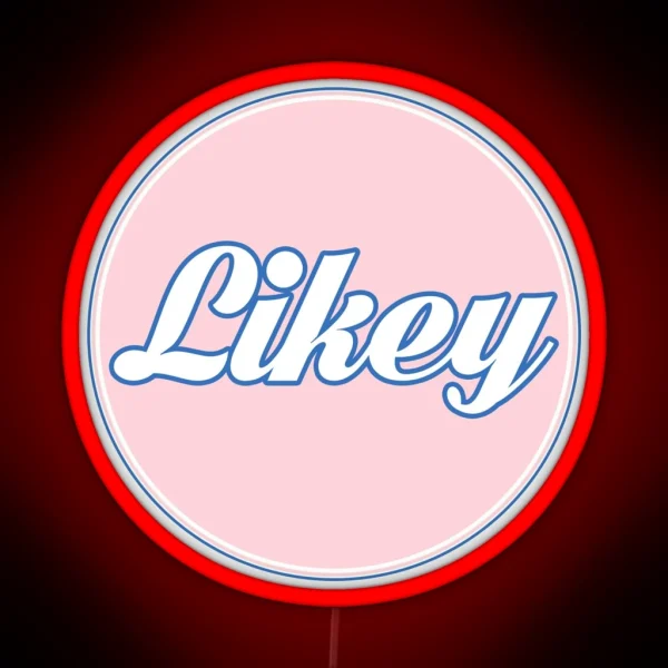 Twice Likey RGB Neon Sign