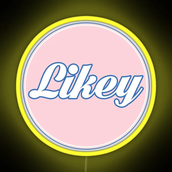 Twice Likey RGB Neon Sign