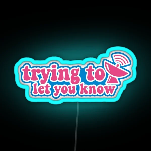 TWICE Trying To Let You Know RGB Neon Sign
