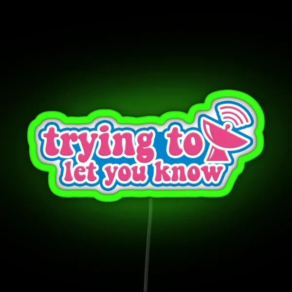 TWICE Trying To Let You Know RGB Neon Sign