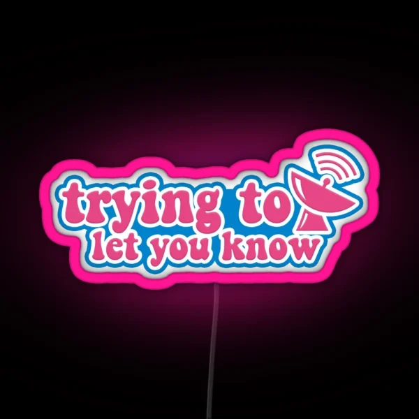 TWICE Trying To Let You Know RGB Neon Sign