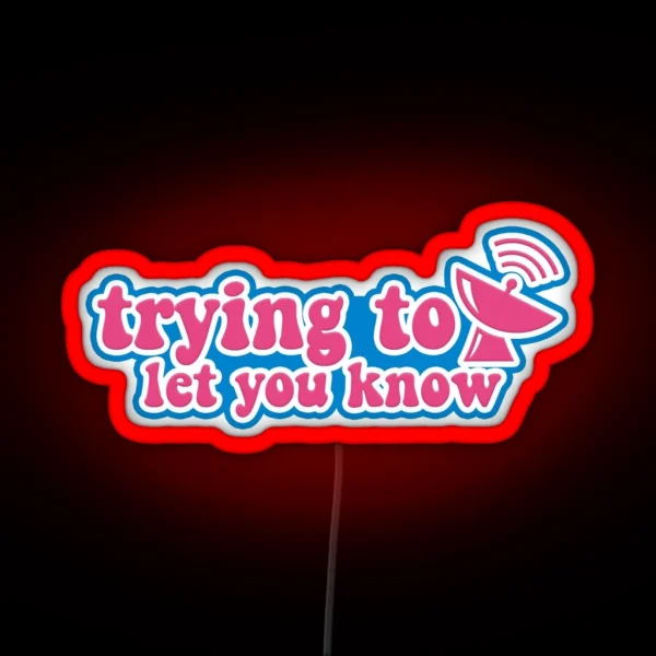 TWICE Trying To Let You Know RGB Neon Sign
