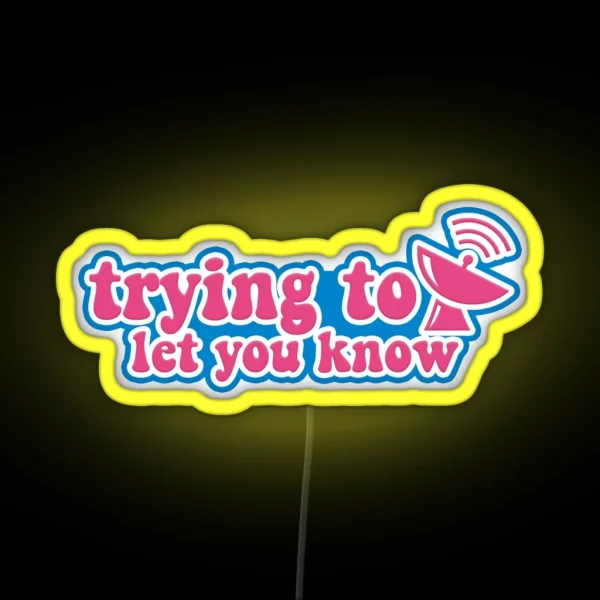 TWICE Trying To Let You Know RGB Neon Sign