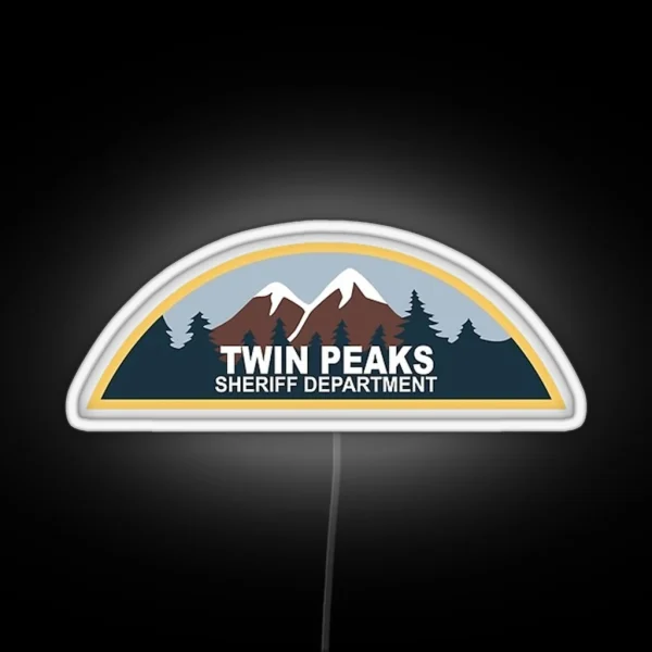 Twin Peaks Sheriff Department RGB Neon Sign