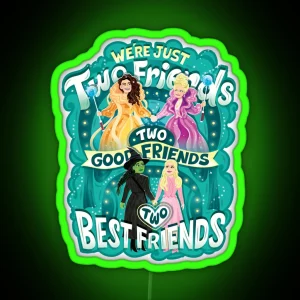 Two Best Friends RGB Neon Sign