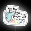 Relaxation Vibes Unleashed with Fun, Colorful Neon Sign Decor