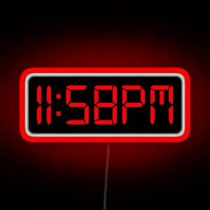 Two Minutes To Midnight RGB Neon Sign