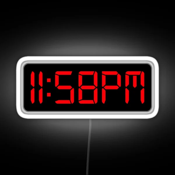 Two Minutes To Midnight RGB Neon Sign