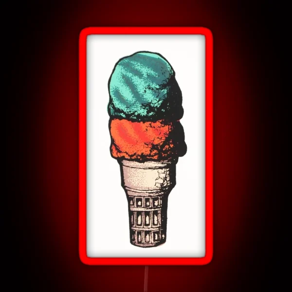 Two Scoops RGB Neon Sign