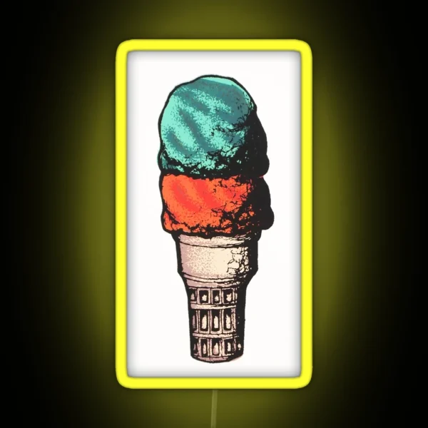 Two Scoops RGB Neon Sign