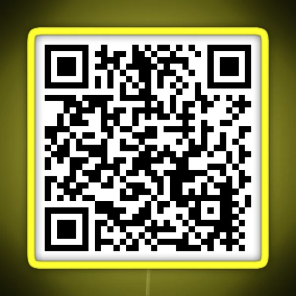 Two Shots Of Vodka QR CODE RGB Neon Sign