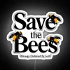 Tyler the Creator's eco-friendly RGB neon bee conservation decor accent.