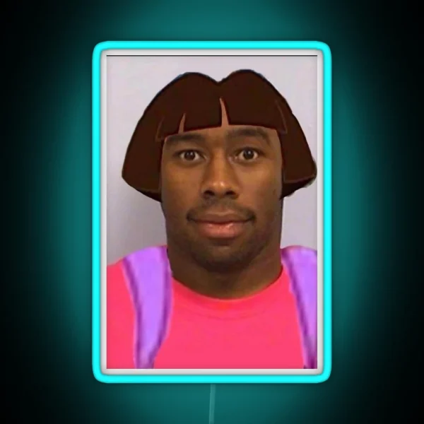 Tyler The Creater Mugshot Dora RGB Neon Sign