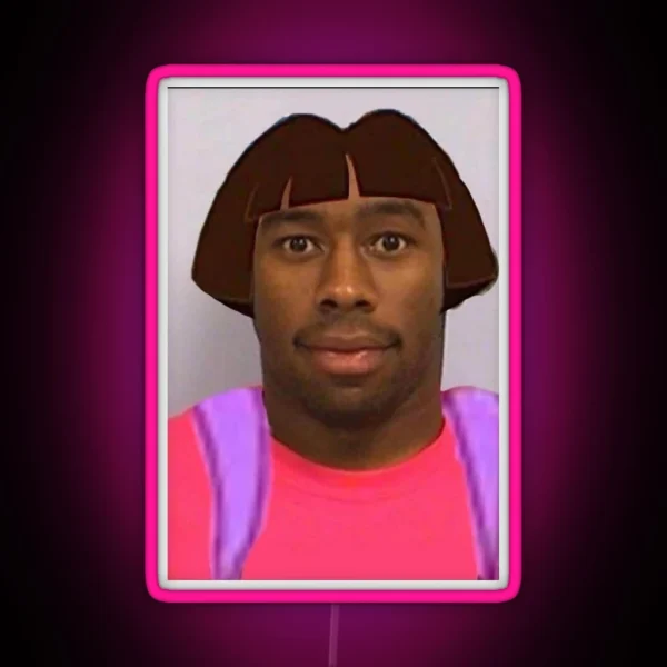 Tyler The Creater Mugshot Dora RGB Neon Sign