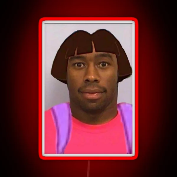 Tyler The Creater Mugshot Dora RGB Neon Sign