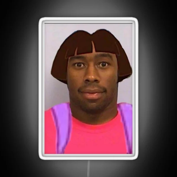 Tyler The Creater Mugshot Dora RGB Neon Sign