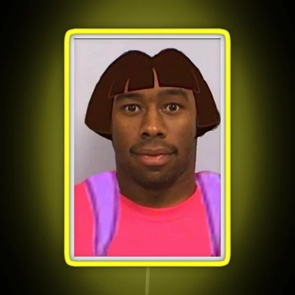 Tyler The Creater Mugshot Dora RGB Neon Sign