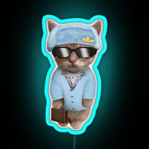 Tyler The Creator Kitty RGB Neon Sign