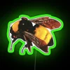Vibrant Tyler The Creator Flower Boy neon sign in bold RGB