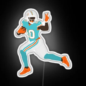 Tyreek Hill Dolphins RGB Neon Sign