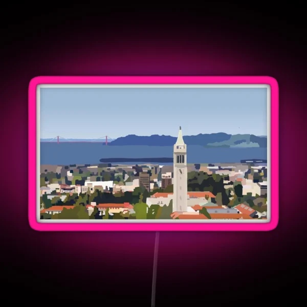 Uc Berkeley And The Bay RGB Neon Sign