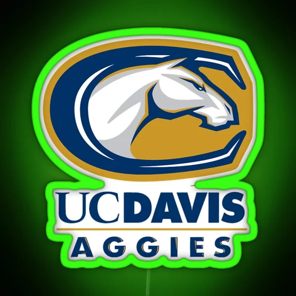 UC Davis Fun RGB Neon Sign