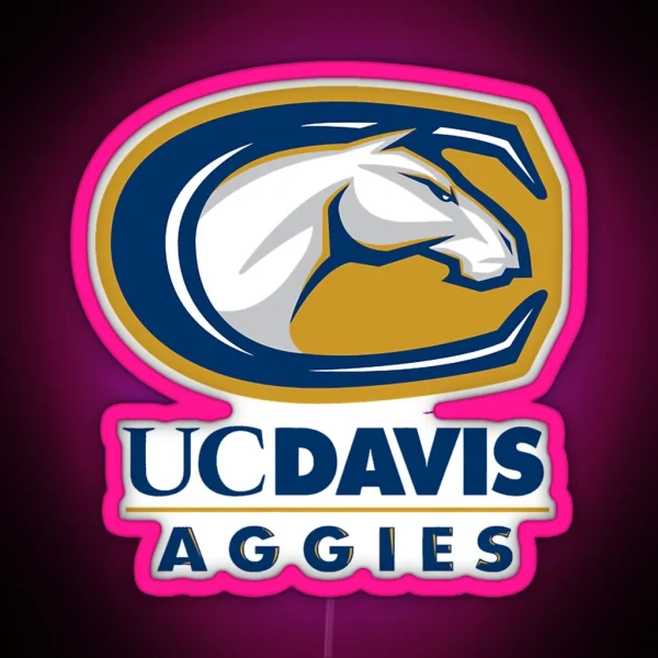 UC Davis Fun RGB Neon Sign
