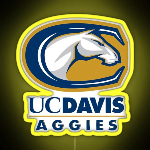 UC Davis Fun RGB Neon Sign