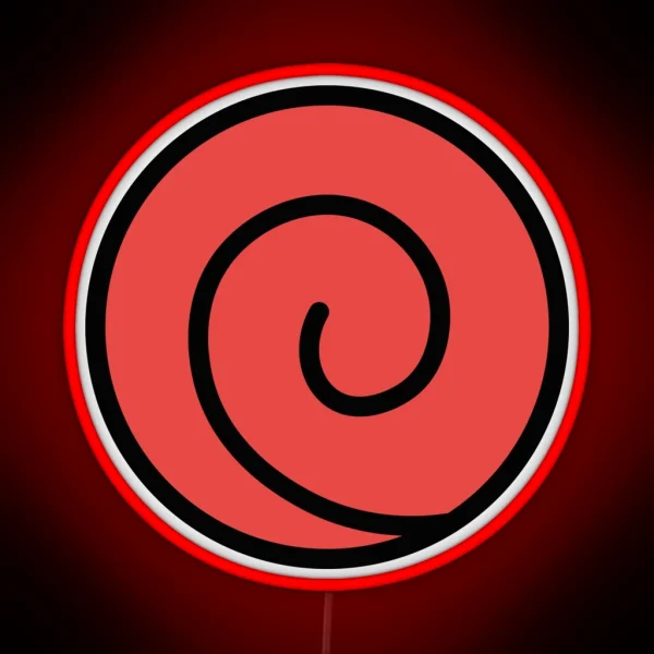 Uchiha Clan Village Symbol RGB Neon Sign