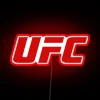 Neon RGB Sign Featuring Official UFC Logo in Bold Colors