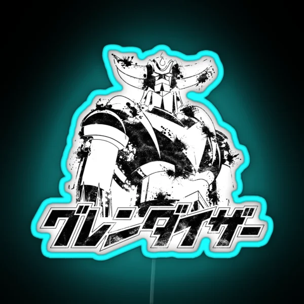 UFO Robo Grendizer Goldorak Super Robot Line RGB Neon Sign