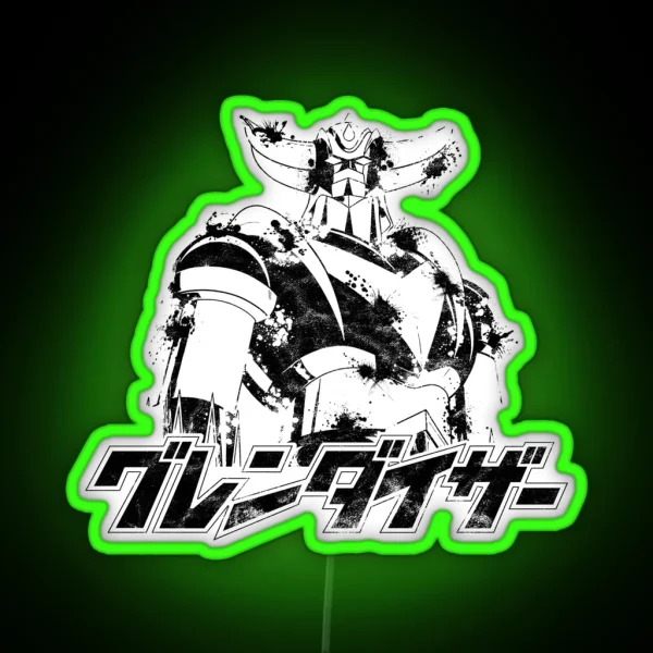 UFO Robo Grendizer Goldorak Super Robot Line RGB Neon Sign